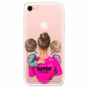 Odolné silikonové pouzdro iSaprio - Super Mama - Two Boys - iPhone 7 obraz