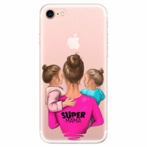 Odolné silikonové pouzdro iSaprio - Super Mama - Two Girls - iPhone 7 obraz