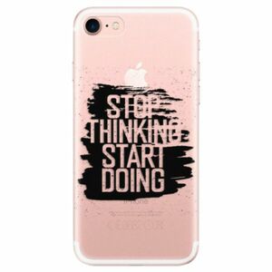 Odolné silikonové pouzdro iSaprio - Start Doing - black - iPhone 7 obraz