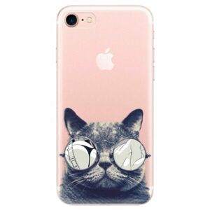 Odolné silikonové pouzdro iSaprio - Crazy Cat 01 - iPhone 7 obraz