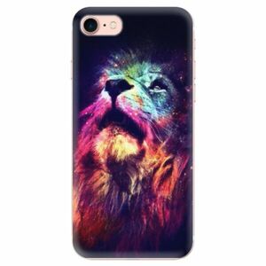 Odolné silikonové pouzdro iSaprio - Lion in Colors - iPhone 7 obraz