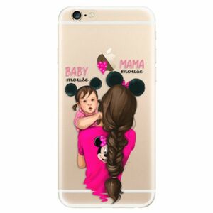 Odolné silikonové pouzdro iSaprio - Mama Mouse Brunette and Girl - iPhone 6/6S obraz