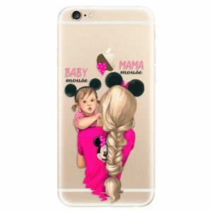 Odolné silikonové pouzdro iSaprio - Mama Mouse Blond and Girl - iPhone 6/6S obraz