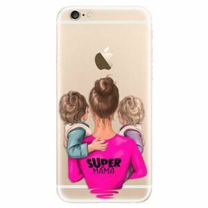 Odolné silikonové pouzdro iSaprio - Super Mama - Two Boys - iPhone 6/6S obraz