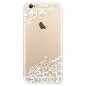 Odolné silikonové pouzdro iSaprio - White Lace 02 - iPhone 6/6S obraz