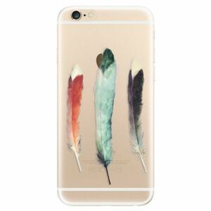 Odolné silikonové pouzdro iSaprio - Three Feathers - iPhone 6/6S obraz