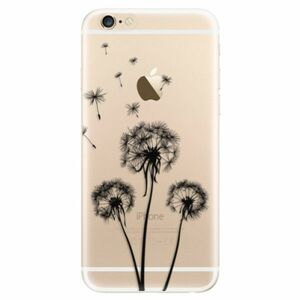 Odolné silikonové pouzdro iSaprio - Three Dandelions - black - iPhone 6/6S obraz