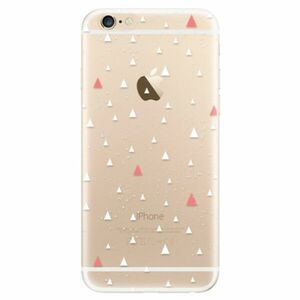 Odolné silikonové pouzdro iSaprio - Abstract Triangles 02 - white - iPhone 6/6S obraz