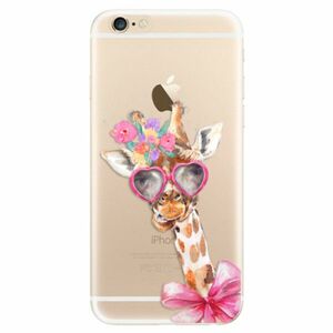 Odolné silikonové pouzdro iSaprio - Lady Giraffe - iPhone 6/6S obraz
