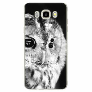 Odolné silikonové pouzdro iSaprio - BW Owl - Samsung Galaxy J5 2016 obraz
