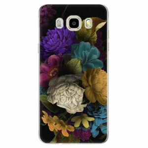 Odolné silikonové pouzdro iSaprio - Dark Flowers - Samsung Galaxy J5 2016 obraz