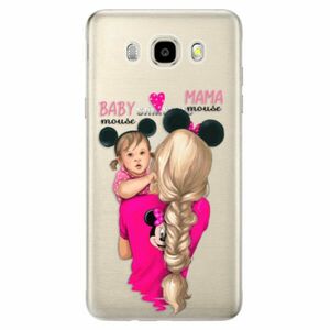Odolné silikonové pouzdro iSaprio - Mama Mouse Blond and Girl - Samsung Galaxy J5 2016 obraz