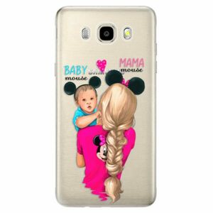 Odolné silikonové pouzdro iSaprio - Mama Mouse Blonde and Boy - Samsung Galaxy J5 2016 obraz