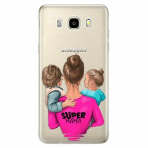 Odolné silikonové pouzdro iSaprio - Super Mama - Boy and Girl - Samsung Galaxy J5 2016 obraz