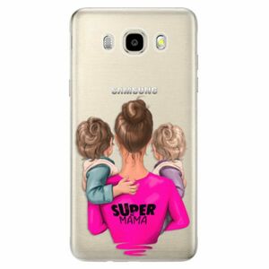 Odolné silikonové pouzdro iSaprio - Super Mama - Two Boys - Samsung Galaxy J5 2016 obraz