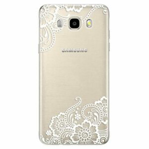 Odolné silikonové pouzdro iSaprio - White Lace 02 - Samsung Galaxy J5 2016 obraz