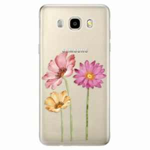 Odolné silikonové pouzdro iSaprio - Three Flowers - Samsung Galaxy J5 2016 obraz