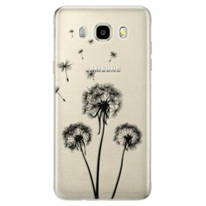 Odolné silikonové pouzdro iSaprio - Three Dandelions - black - Samsung Galaxy J5 2016 obraz