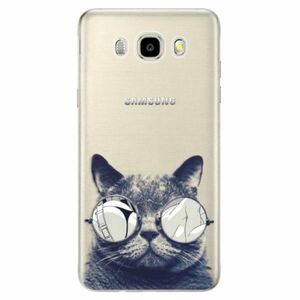 Odolné silikonové pouzdro iSaprio - Crazy Cat 01 - Samsung Galaxy J5 2016 obraz