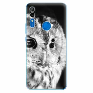 Odolné silikonové pouzdro iSaprio - BW Owl - Huawei P Smart Z obraz