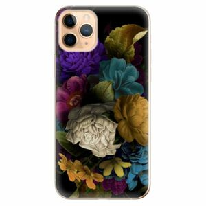 Odolné silikonové pouzdro iSaprio - Dark Flowers - iPhone 11 Pro Max obraz