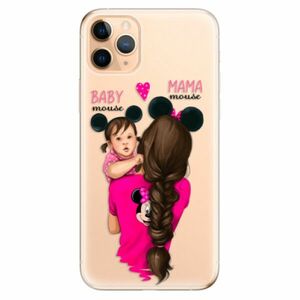 Odolné silikonové pouzdro iSaprio - Mama Mouse Brunette and Girl - iPhone 11 Pro Max obraz