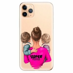 Odolné silikonové pouzdro iSaprio - Super Mama - Two Boys - iPhone 11 Pro Max obraz