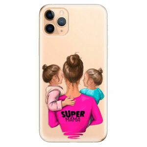Odolné silikonové pouzdro iSaprio - Super Mama - Two Girls - iPhone 11 Pro Max obraz