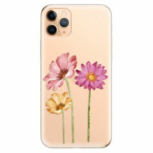 Odolné silikonové pouzdro iSaprio - Three Flowers - iPhone 11 Pro Max obraz