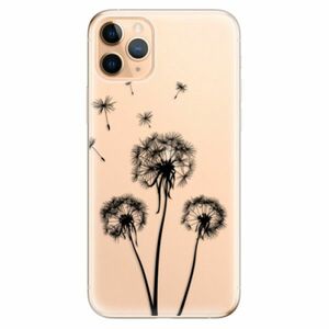 Odolné silikonové pouzdro iSaprio - Three Dandelions - black - iPhone 11 Pro Max obraz