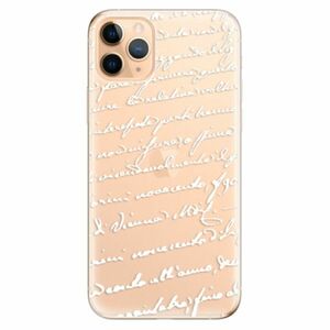 Odolné silikonové pouzdro iSaprio - Handwriting 01 - white - iPhone 11 Pro Max obraz