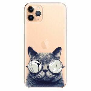 Odolné silikonové pouzdro iSaprio - Crazy Cat 01 - iPhone 11 Pro Max obraz