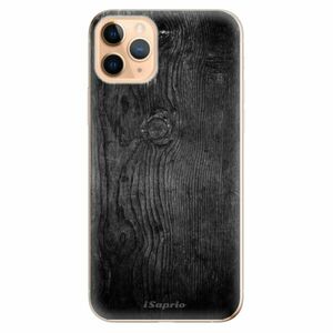 Odolné silikonové pouzdro iSaprio - Black Wood 13 - iPhone 11 Pro Max obraz