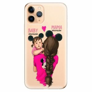 Odolné silikonové pouzdro iSaprio - Mama Mouse Brunette and Girl - iPhone 11 Pro obraz