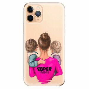 Odolné silikonové pouzdro iSaprio - Super Mama - Two Boys - iPhone 11 Pro obraz