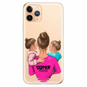 Odolné silikonové pouzdro iSaprio - Super Mama - Two Girls - iPhone 11 Pro obraz