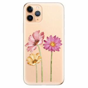 Odolné silikonové pouzdro iSaprio - Three Flowers - iPhone 11 Pro obraz