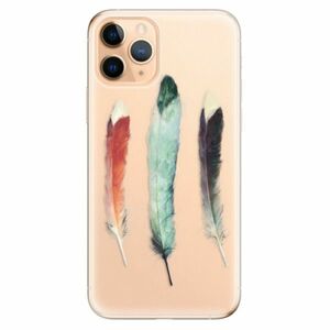 Odolné silikonové pouzdro iSaprio - Three Feathers - iPhone 11 Pro obraz