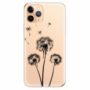 Odolné silikonové pouzdro iSaprio - Three Dandelions - black - iPhone 11 Pro obraz