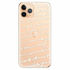 Odolné silikonové pouzdro iSaprio - Handwriting 01 - white - iPhone 11 Pro obraz