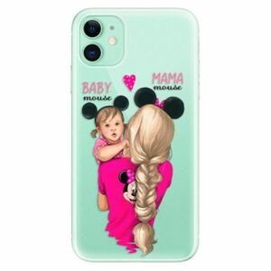 Odolné silikonové pouzdro iSaprio - Mama Mouse Blond and Girl - iPhone 11 obraz