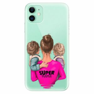 Odolné silikonové pouzdro iSaprio - Super Mama - Two Boys - iPhone 11 obraz