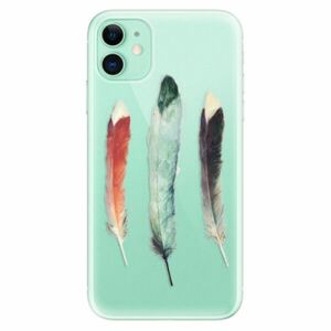Odolné silikonové pouzdro iSaprio - Three Feathers - iPhone 11 obraz