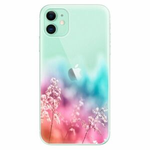 Odolné silikonové pouzdro iSaprio - Rainbow Grass - iPhone 11 obraz