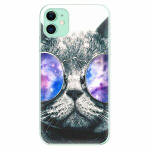 Odolné silikonové pouzdro iSaprio - Galaxy Cat - iPhone 11 obraz