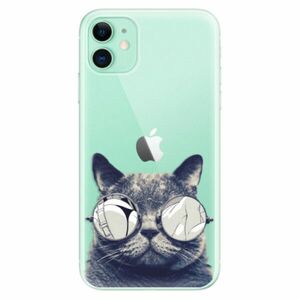 Odolné silikonové pouzdro iSaprio - Crazy Cat 01 - iPhone 11 obraz