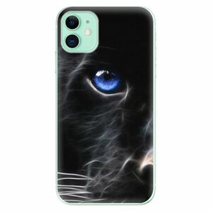 Odolné silikonové pouzdro iSaprio - Black Puma - iPhone 11 obraz