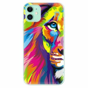 Odolné silikonové pouzdro iSaprio - Rainbow Lion - iPhone 11 obraz