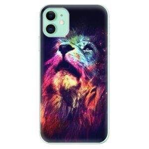 Odolné silikonové pouzdro iSaprio - Lion in Colors - iPhone 11 obraz