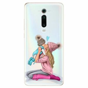 Odolné silikonové pouzdro iSaprio - Kissing Mom - Blond and Boy - Xiaomi Mi 9T Pro obraz